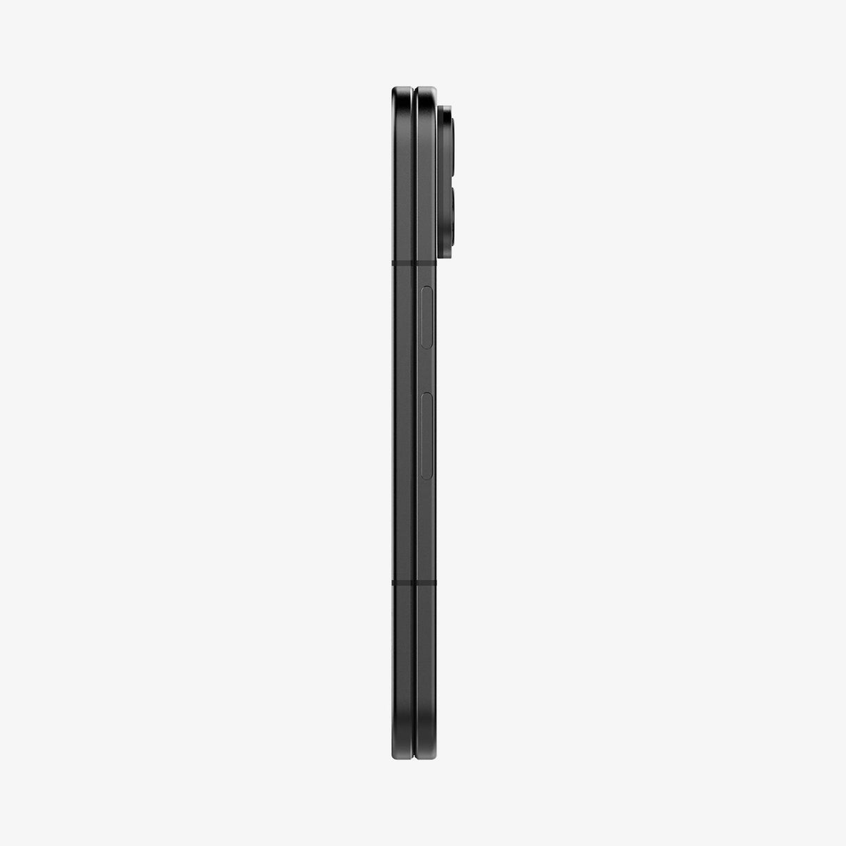 AGL09107 - Pixel 9 Pro Fold Optik EZ Fit Lens Protector in Crystal Clear showing the side
