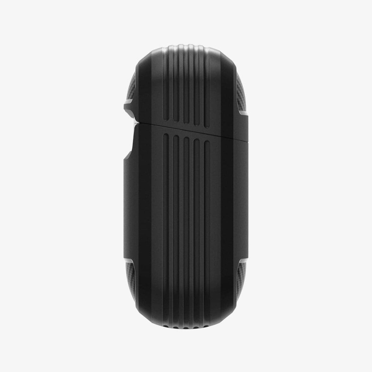ASD01344 - Pixel Buds 2 Case Rugged Armor in black showing the side
