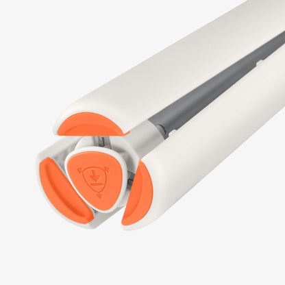 AMP09337 - Tripod Selfie Stick S541W in Dune Beige showing the bottom stand partially closed
