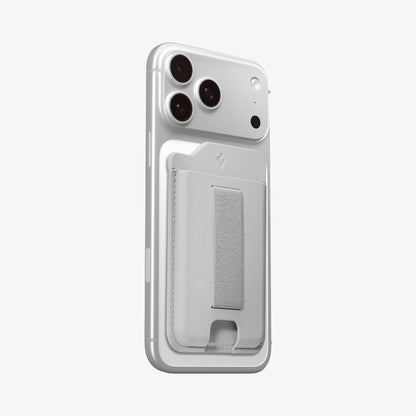 AFA10803 - MagSafe SleekBand Card Holder | 3 Cards (MagFit) in Urban Gray attach with the phone