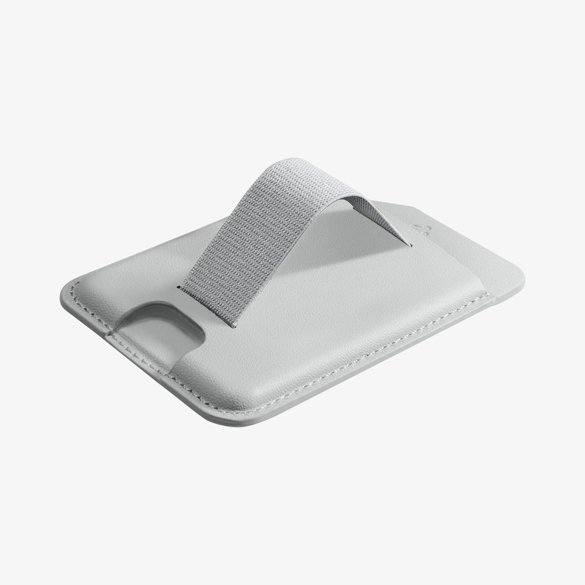AFA10803 - MagSafe SleekBand Card Holder | 3 Cards (MagFit) in Urban Gray showing holder over the product