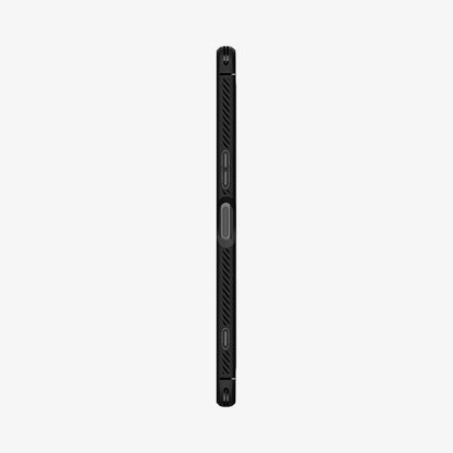 ACS04550 - Sony Xperia 1 IV Case Rugged Armor in matte black showing the side