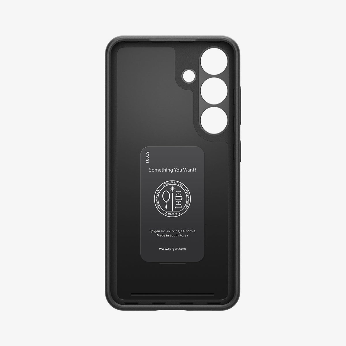 ACS07341 - Galaxy S24 Case Thin Fit in Black showing the inner case