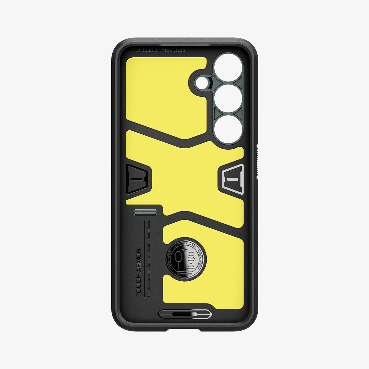 ACS07357 - Galaxy S24 Case Tough Armor in Abyss Green showing the inner case with impact foam