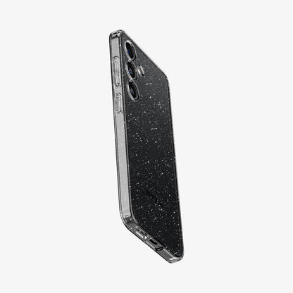 ACS07325 - Galaxy S24 Plus Case Liquid Crystal Glitter in Crystal Quartz showing the back and partial sides