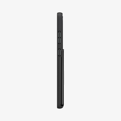 ACS08967 - Galaxy S25 Ultra Case Slim Armor CS in Black showing the side