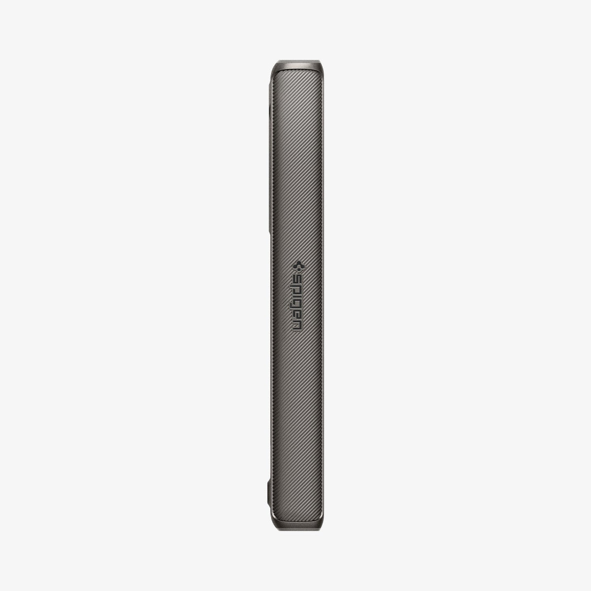 ACS07821 - Galaxy Z Fold 6 Case Slim Armor Pro in Gunmetal showing the hinge
