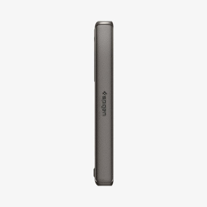 ACS07821 - Galaxy Z Fold 6 Case Slim Armor Pro in Gunmetal showing the hinge