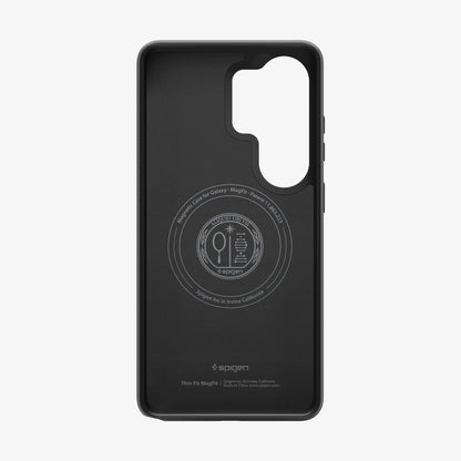 ACS11394 - Galaxy S26 Ultra Case - Thin Fit (Mag Fit) Black showing front and inside of case