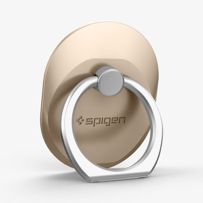 000EP20244 - Style Ring in champagne gold showing the front and partial side