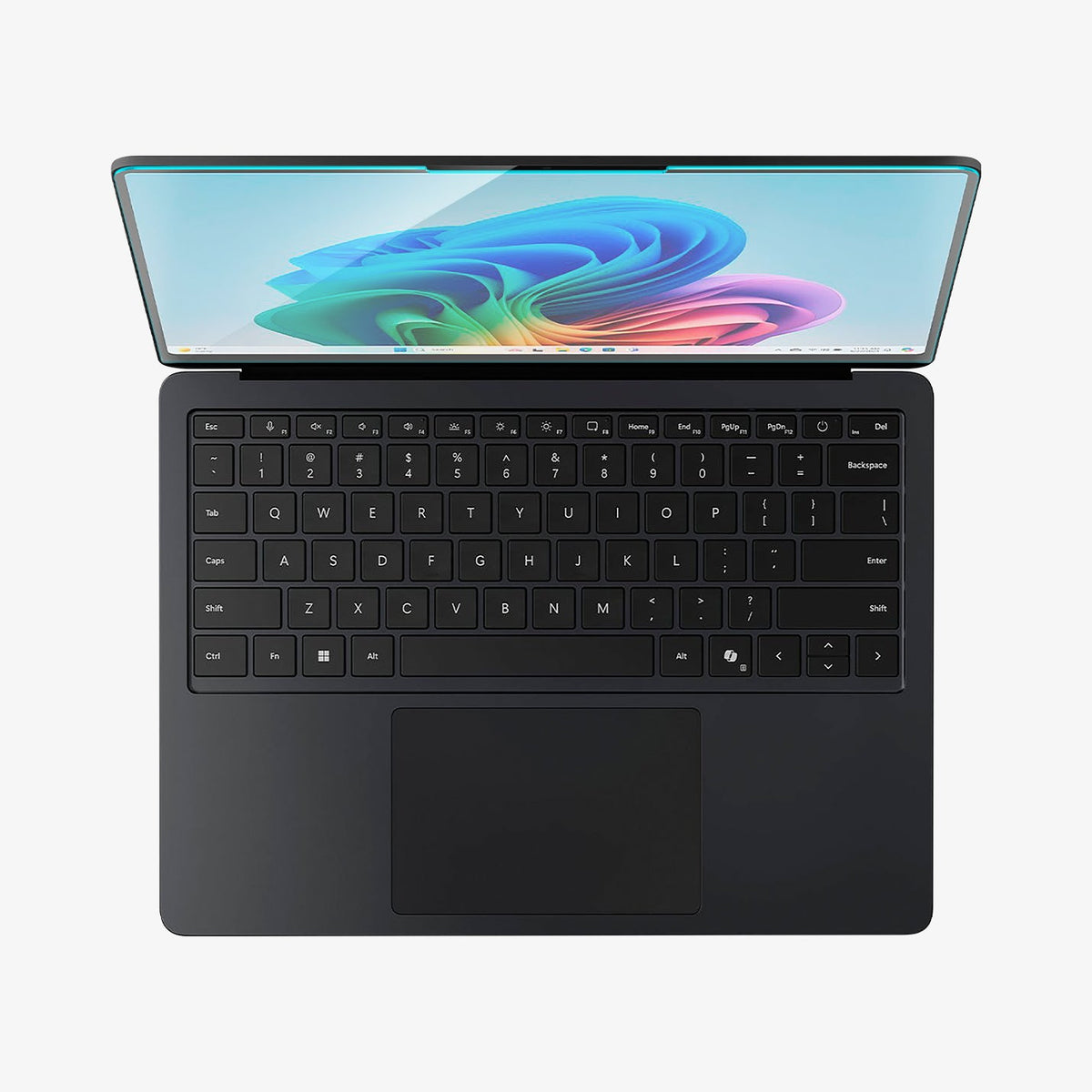AGL08632 - Microsoft Surface Laptop 13.8-inch (2024) Glas.tR SLIM showing the partial front, and bottom