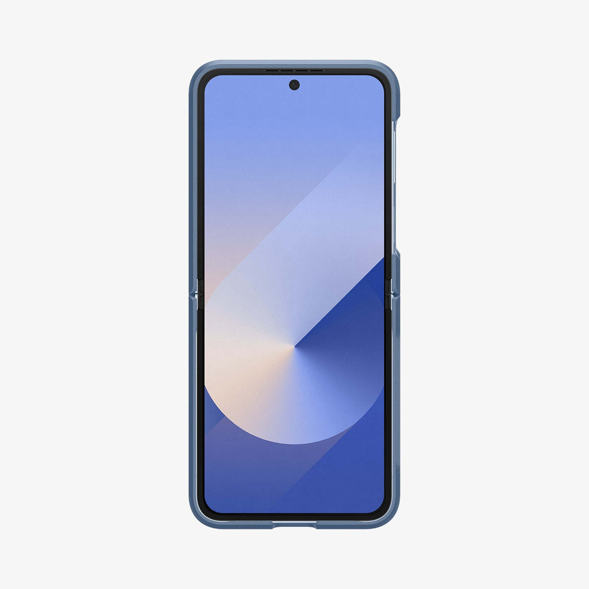 ACS09808 - Galaxy Z Flip 6 Series Tough Armor Pro (MagFit) in Sierra Blue showing the front