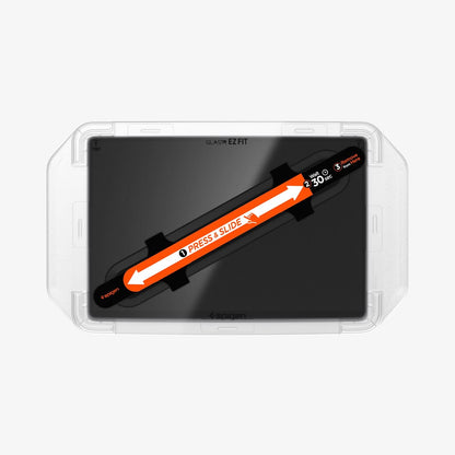 AGL10654 - Tesla Series - Screen Protector GLAS.tR EZ Fit 15.4 showing the front of the installation tray
