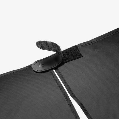 ACP06160 - Tesla Model 3 & Y Cryo Shade in black showing the velcro attached