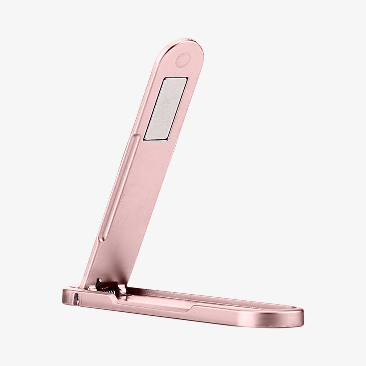 000EM21073 - U100 Universal Kickstand (Metal) in rose gold showing the kickstand extended out