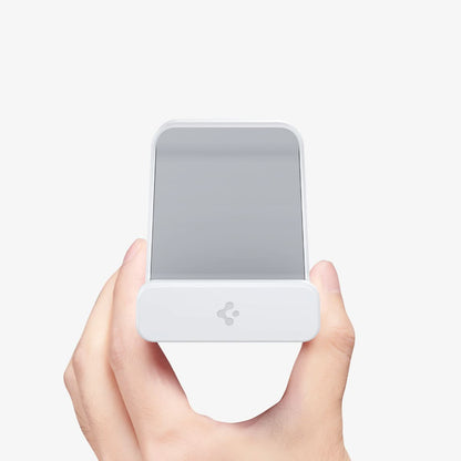 AMP06397 - PlayStation 5 Controller Mount | VG300 in White showing a person's hand holding the mount showing front