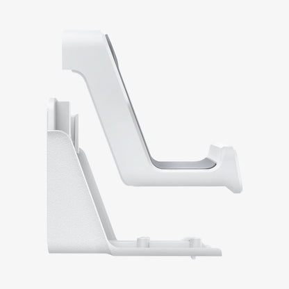 AMP06397 - PlayStation 5 Controller Mount | VG300 in White showing the side mount detached its parts