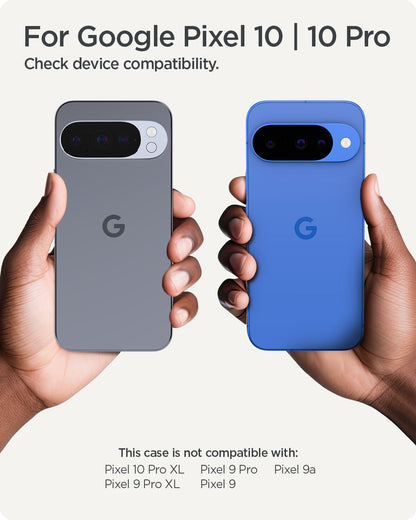 ACS09708 - Pixel 10 Pixel 10 Pro in black showing the compatibility. Only compatible with Pixel 10 Pixel 10 Pro