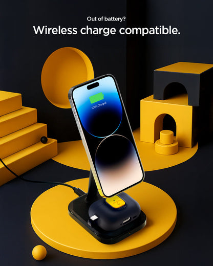 ACS09829 - AirPods Pro 3 Nano Pop in Blueberry Navy showing out of battery? Wireless charge compatible.