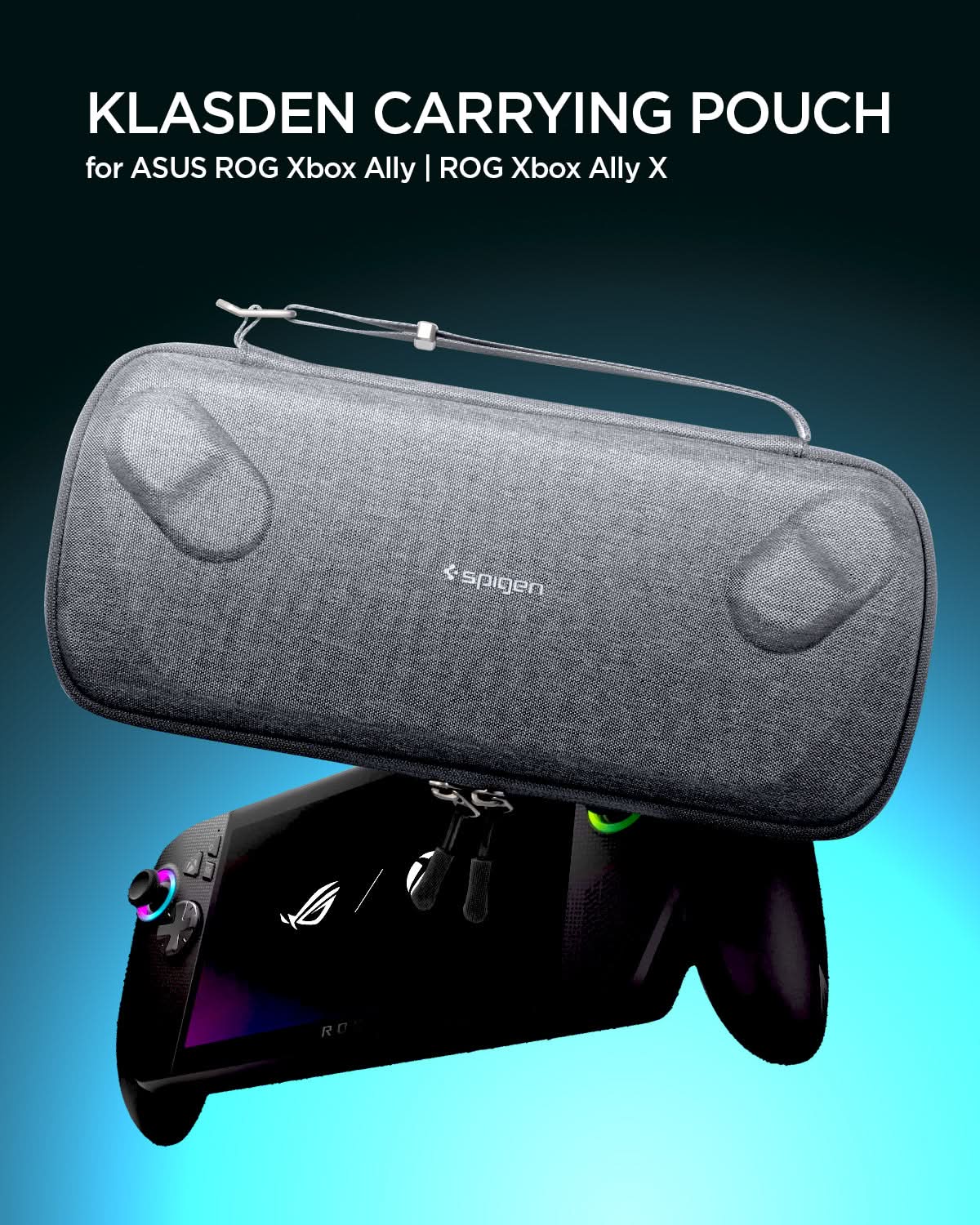 AGP11146 - ROG Xbox Ally X Series - Klasden Pouch showing klasden carrying pouch