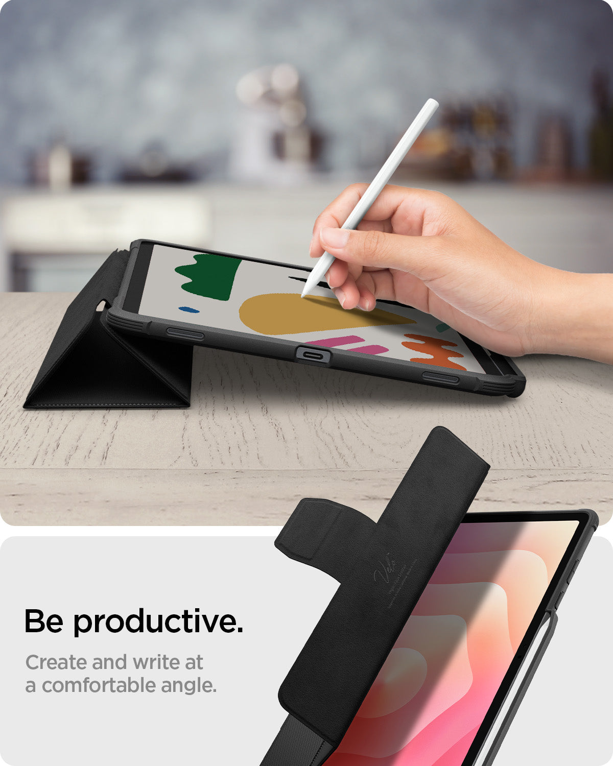 ACS10149 - Galaxy Tab S11 Rugged Armor Pro showing be productive