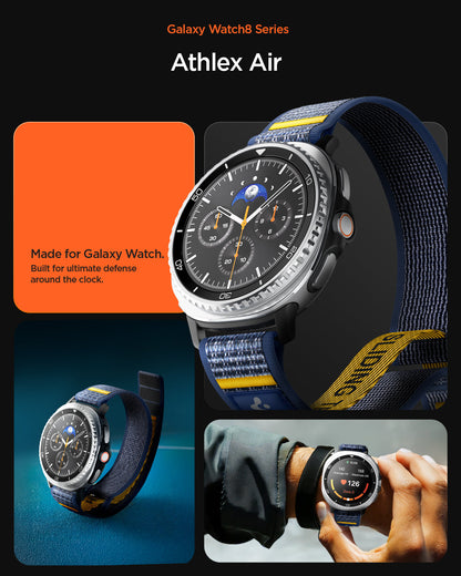 AMP10114 - SWi-9 Series - Athlex Air in active navy showing the band made for the Galaxy Watch