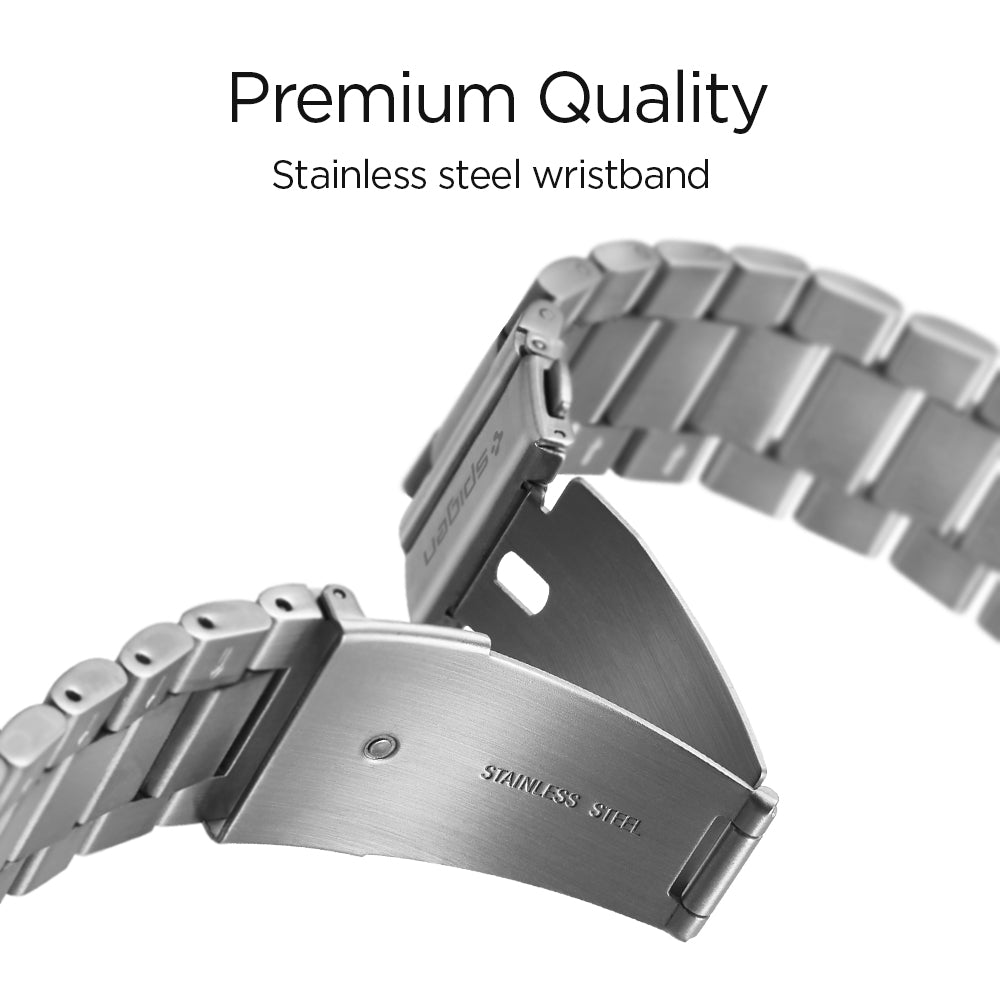 600WB24981 - Galaxy Watch Band (22mm) Modern Fit in silver premium quality. stainless steel wristband.