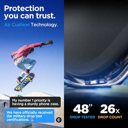 ACS06365 - Galaxy S23 FE Case Tough Armor in abyss green protection that you can trust. air cushion technology.