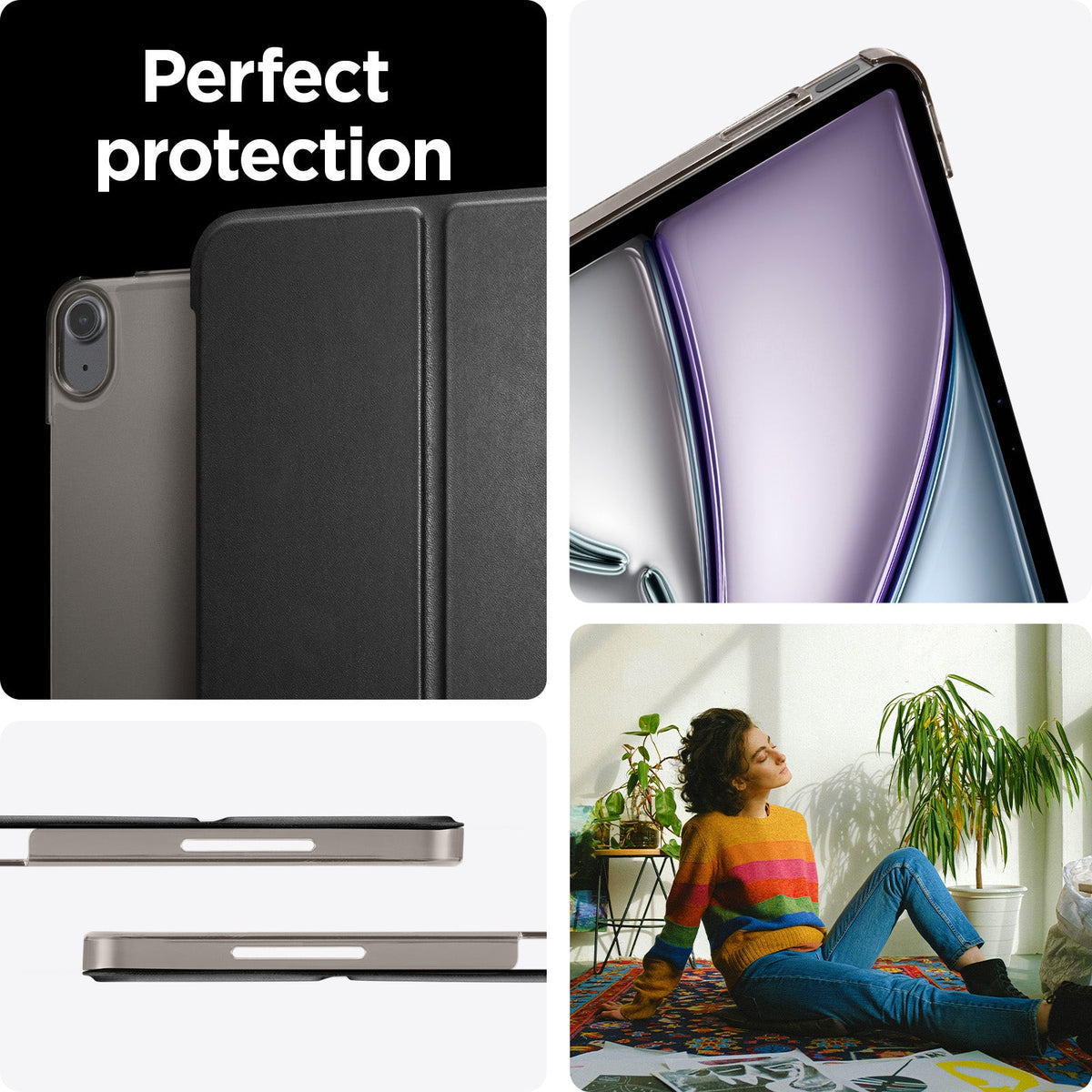 ACS07676 - iPad Air 13-inch- Smart Fold showing perfect protection