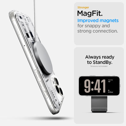 ACS08792 - iPhone 16 Pro Case Ultra Hybrid Neo One (MagFit) stronger magfit. improved magnets for snappy and strong connection. Always ready to standby. accessory not included.