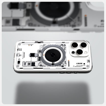 ACS08791 - iPhone 16 Pro Max Case Ultra Hybrid Neo One (MagFit) showing back part and case.