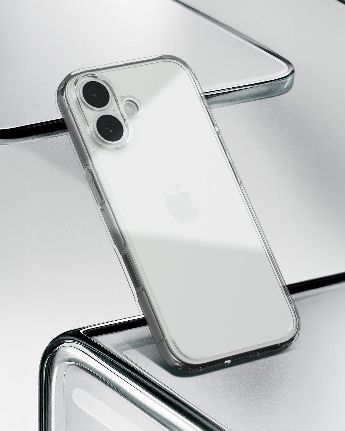 ACS10080 - iPhone 17 Ultra Hybrid in Crystal Clear showing back of the case