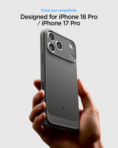 ACS09941 - iPhone 18 Pro / iPhone 17 Pro Rugged Armor (MagFit) in Gray showing check your compatibility