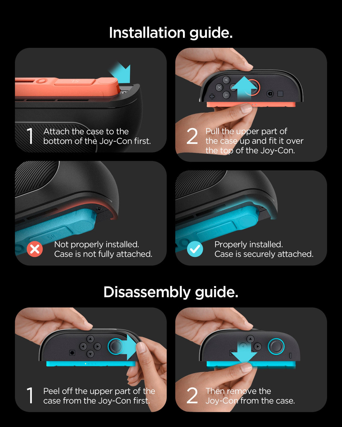 ACS09288 - Nintendo Switch 2 Snap Switch showing installation guide