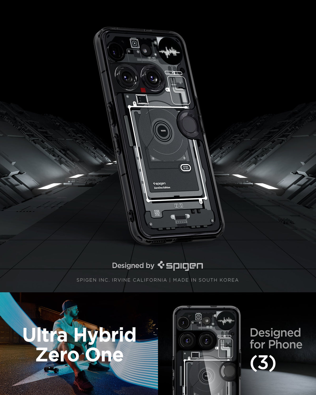 ACS08568 - Nothing Phone 3 Ultra Hybrid Zero One showing the compatibility only with Phone 3