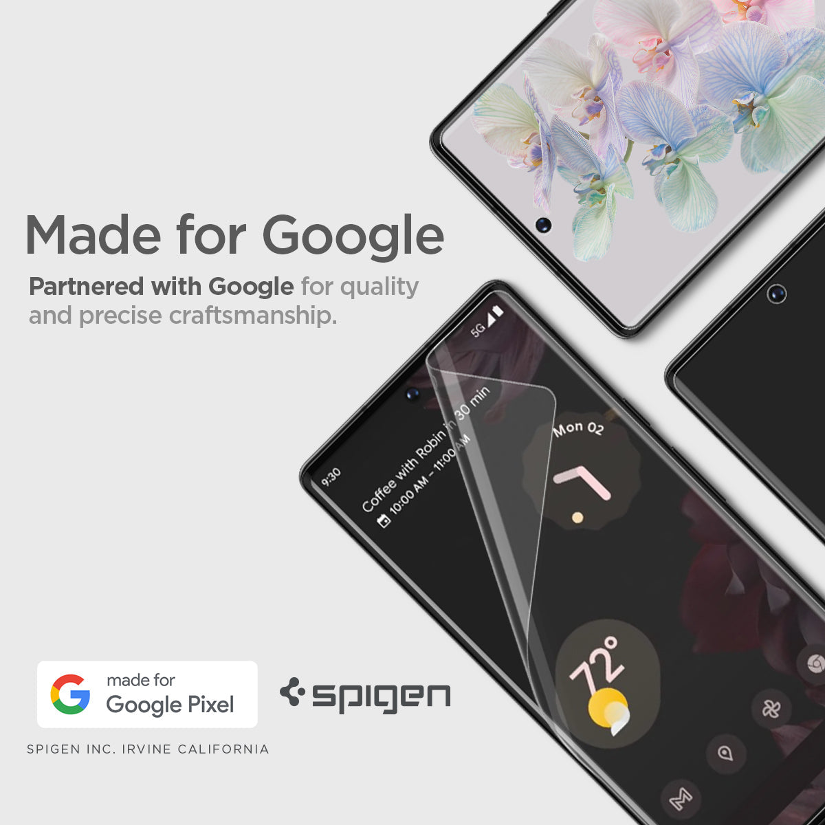 AFL05201 - Pixel 7 Pro Screen Protector Neo Flex made for google partnered with google for quality and precise craftsmanship.