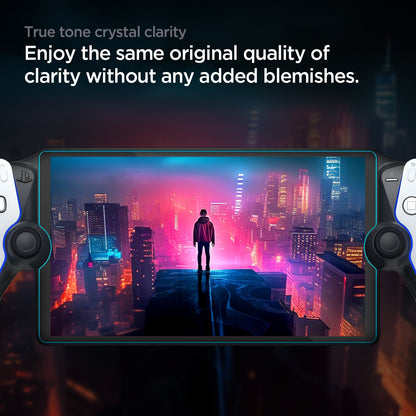 AGL07183 - Playstation Series GLAS.tR EZ Fit showing the true tone crystal clarity. Enjoy the same original quality of clarity without any added blemishes