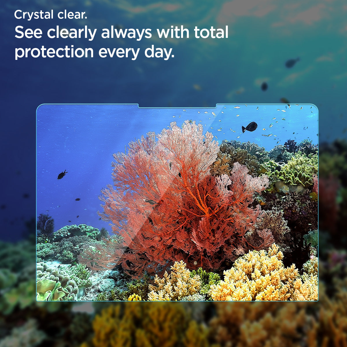 AGL08632 - Microsoft Surface Laptop 13.8-inch (2024) Glas.tR SLIM showing the crystal clear, see clearly always with total protection everyday