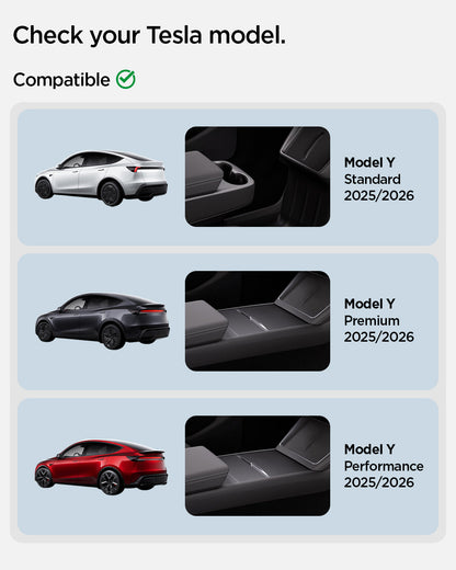 ACP11155 - Model Y Juniper (2025+) Front Emblem Logo Cover in Black showing