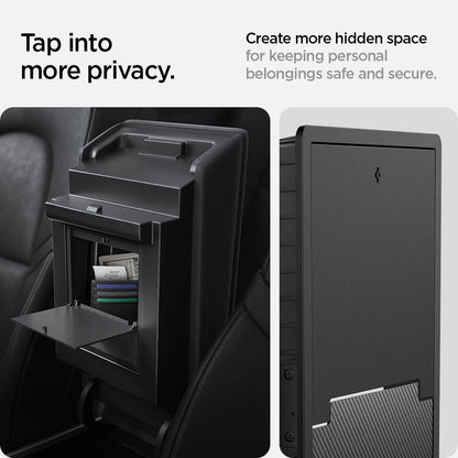 ACP04509 - Tesla Model Y & 3 - Center Console Hidden Storage Box tap into more privacy. Create more hidden space for keeping personal belongings safe and secure.