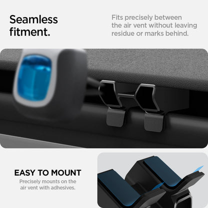 ACP10164 - Tesla Model 3 Highland - Freshener Adapter TO230H in Black showing the seamless fitment and easy to mount feature