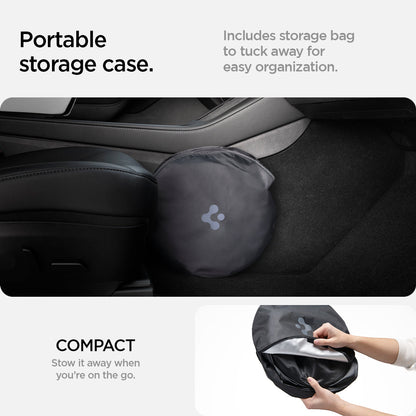 ACP09094 - Tesla Model X TO263 (2022-2025) Cryoshade in black portable storage case. Includes case with Velcro strip for easy and quick organization. Compact stow it away when you're on the go.