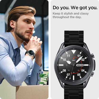 600WB24980 - Galaxy Watch Band (20mm) Modern Fit in black do you. we got you. keep it stylish and classy throughout the day.