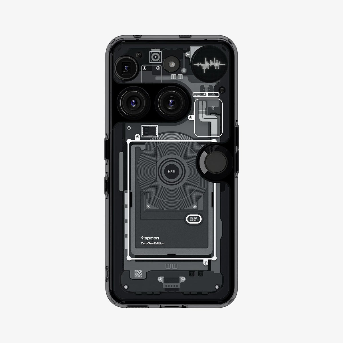 ACS08568 - Nothing Phone 3 Ultra Hybrid Zero One showing the back