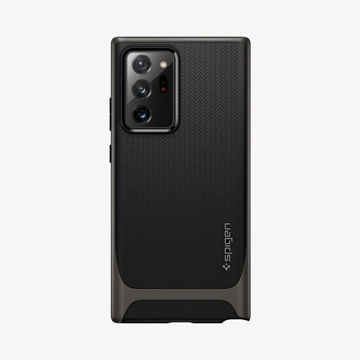ACS01399 - Galaxy Note 20 Ultra Neo Hybrid Case in gunmetal showing the back