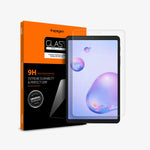 AGL00929 - Galaxy Tab 8.4" Screen Protector GLAS.tR SLIM showing the device, screen protector and packaging
