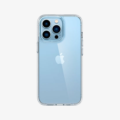 ACS03261 - iPhone 13 Pro Case Ultra Hybrid in crystal clear showing the back
