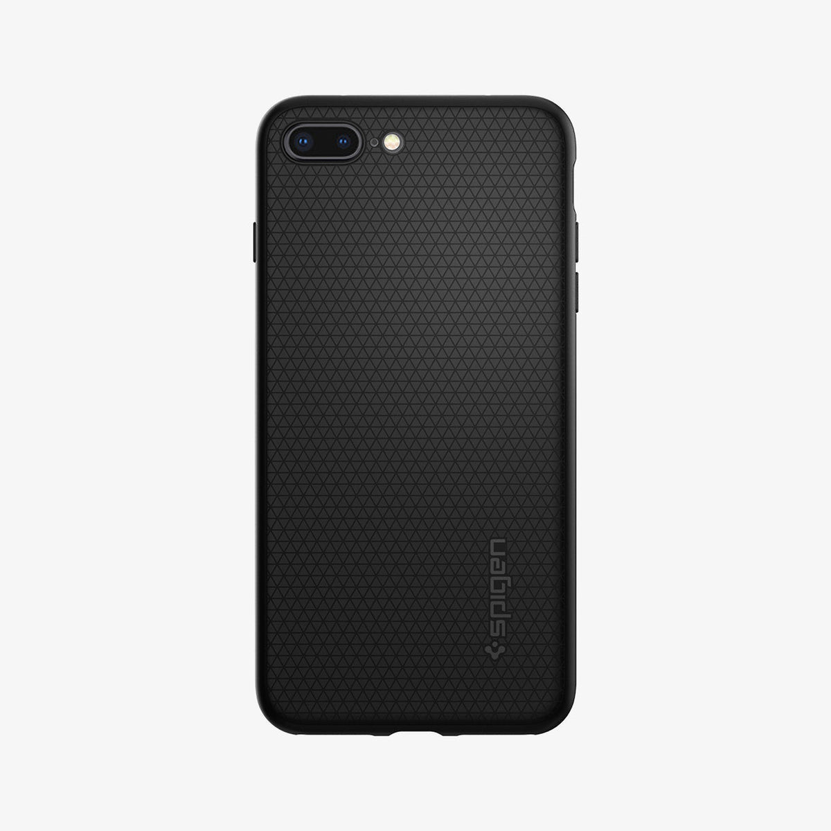 043CS20525 - iPhone 8 Plus Case Liquid Air in Black showing the back