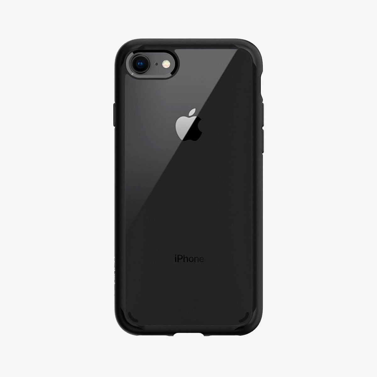 042CS20926 - iPhone 8 Series Ultra Hybrid Case in Black showing the back