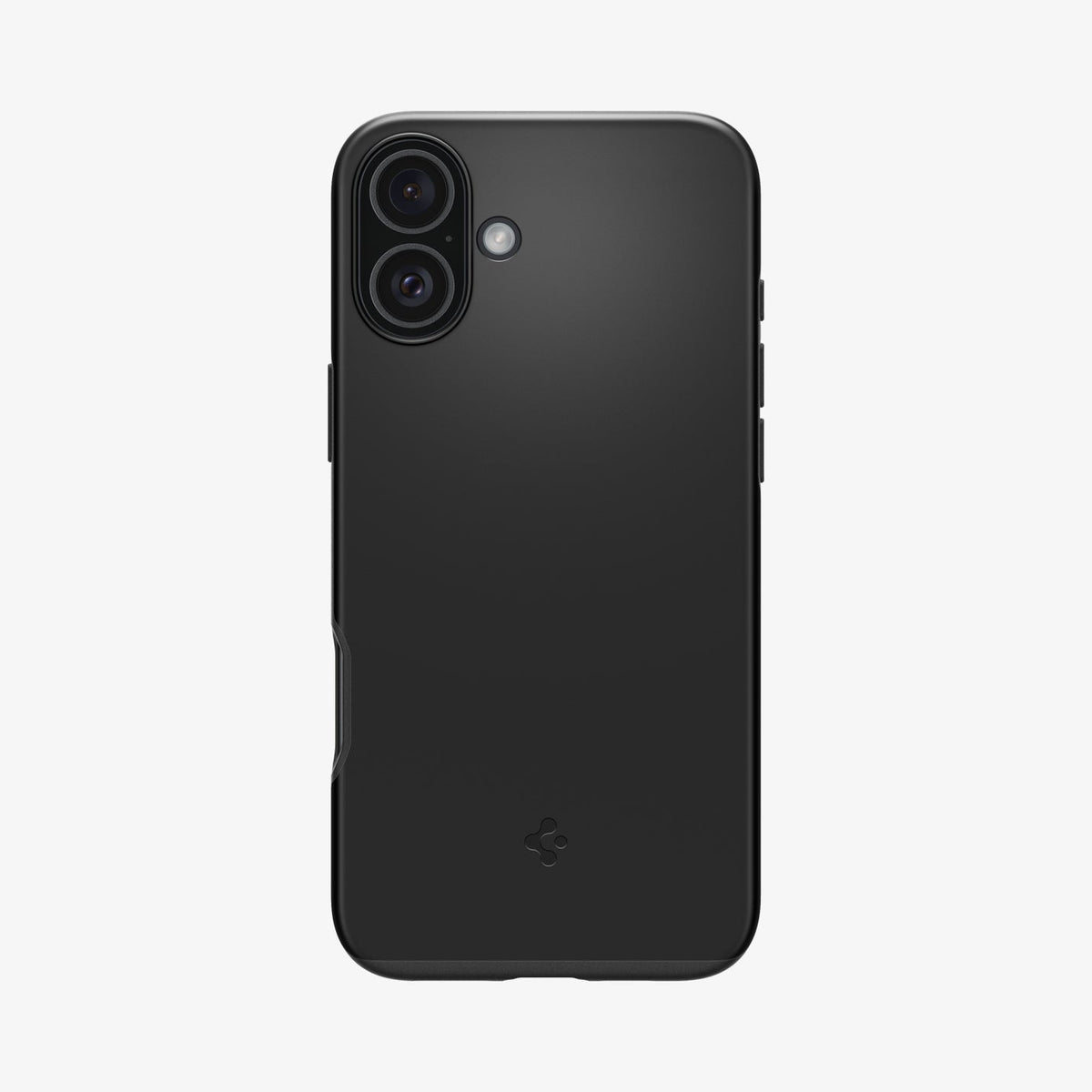 ACS08186 - iPhone 16 Case Thin Fit (MagFit) in Black showing the back